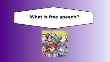 what is a word for free speech