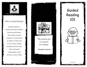 Preview of What is Guided Reading? Pamphlet-Information for Parents and Teachers