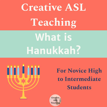 Preview of What is Hanukkah - ASL