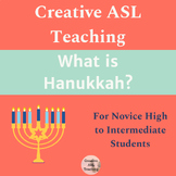 What is Hanukkah - ASL
