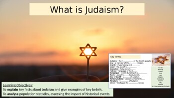 Preview of What is Judaism? Introductory to the religion.