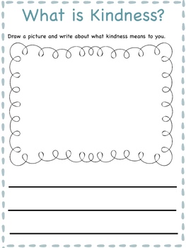 Preview of What is Kindness? Worksheet