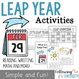 What is Leap Year? | Leap Year Activities Literacy and Mat