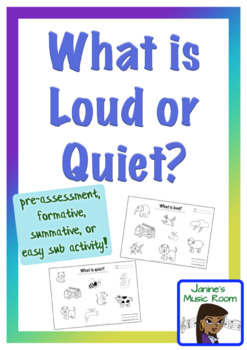 Preview of Music Loud and Quiet Activity