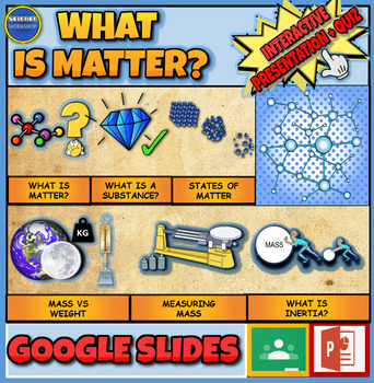 Preview of What is Matter? Structures and Properties Of Matter Powerpoint PS1.A