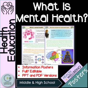Preview of Mental Health | Coping Skills | Middle School