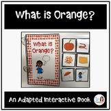 "What is Orange?" An Adapted Speech Therapy Book About Colors