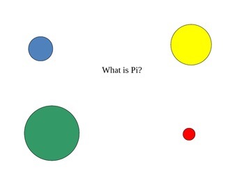 Preview of What is Pi?  A visual approach to understanding Pi