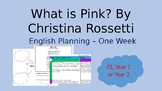 What is Pink by Christina Rossetti Classic Poetry English 