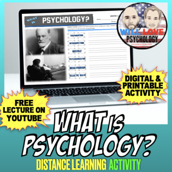 Preview of What is Psychology? | Introduction to Psychology | Digital Learning Activity