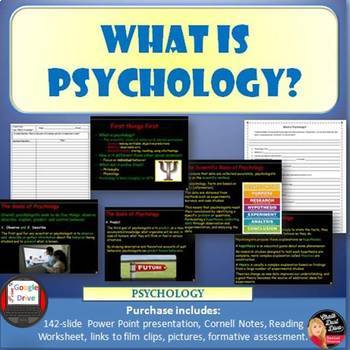 Preview of What is Psychology? Lecture Presentation | Reading Guide | Print and Digital