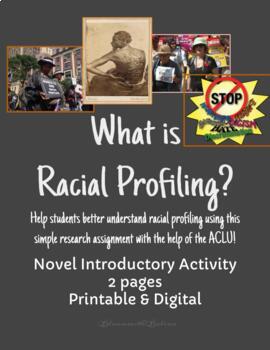 Preview of What is Racial Profiling? Printable & Digital