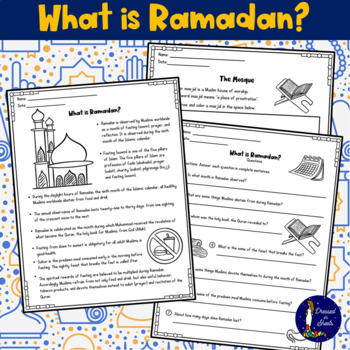 Preview of What is Ramadan? A Mini Unit
