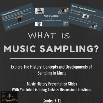 Preview of What is Sampling-An Overview of Sampling in Music History | Powerpoint Slides