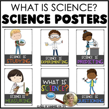 Preview of What is Science? Classroom Posters - Create a Display for Young Scientists!