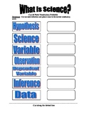 What is Science? Vocabulary Foldable