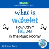 What is Wakelet -How Can it Help in the Music Room? - FREE HANDOUT