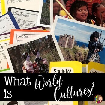 Preview of What is World Cultures Activity for 6th Grade Social Studies