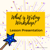 What is Writing Workshop Lesson Presentation with worksheet notes