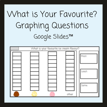 Preview of What is Your Favourite? 5 Day Graphing Lessons | Google Slides™