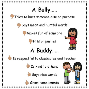 Bullying Social Story and Activity by The Confetti Teacher | TpT