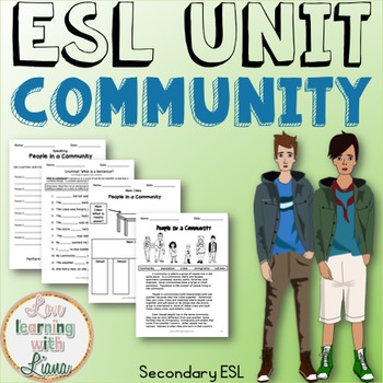 Preview of What is a Community Unit for ESL English Language Learners Curriculum Balanced