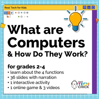 Preview of What is a Computer and How Do They Work?  Digital Interactive Activities