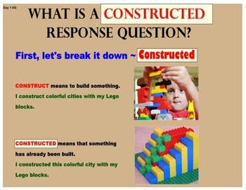 Preview of What is a Constructed Response Question?