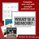 What is a Memoir? Writing Mini-Unit (Great for Distance Learning)