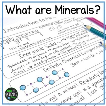 Preview of Introduction to Minerals - PPT and Worksheets