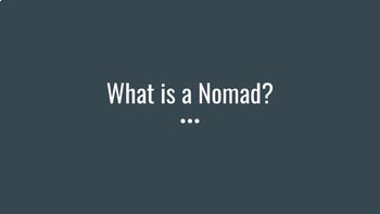 Preview of What is a Nomad?