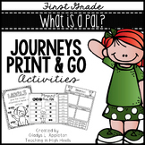 What is a Pal? - Journeys First Grade Print and Go Activities