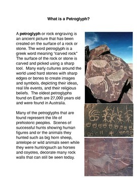 Preview of What is a Petroglyph?