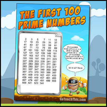 list of prime numbers to 100 pdf