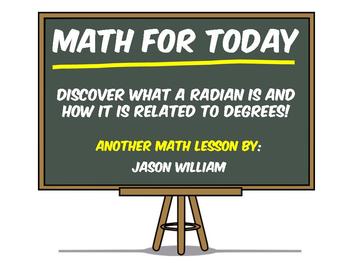 Preview of Trigonometry - What is a Radian?
