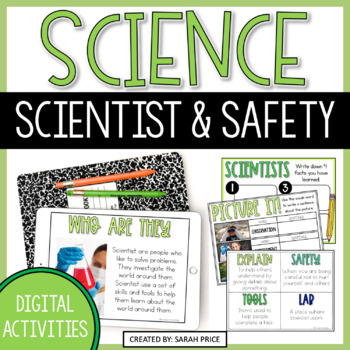 Preview of What is a Scientis & Science Safety | 2nd & 3rd Grade Science Digital Activities