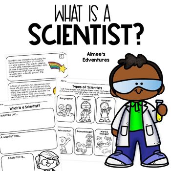 Preview of What is a Scientist Activity | Writing Prompt | Science Game | STEM