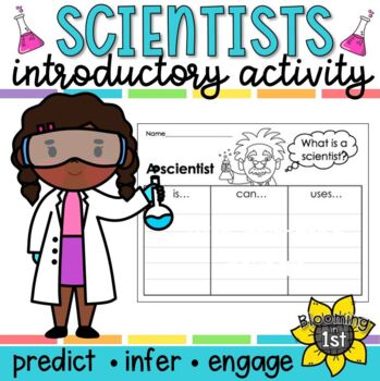 Preview of What is a Scientist? Anchor Chart and Word Search