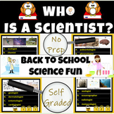 What is a Scientist? Back to School Science Activity 4th 5