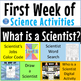 What is a Scientist | Beginning of Year Back to School Sci