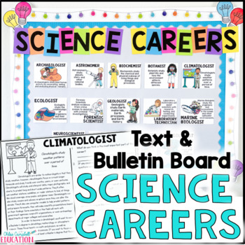 Preview of What is a Scientist? STEM Careers - Career Eploration - Career Day Activities