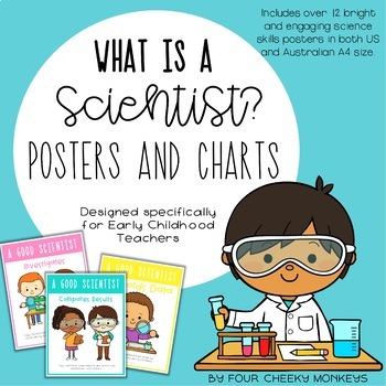 Preview of What is a Scientist Poster | science skills charts