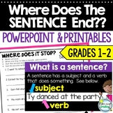 What is a Sentence ~ Fixing Ending Punctuation ~ Adding Pe