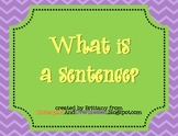 What is a Sentence -- Regular Style