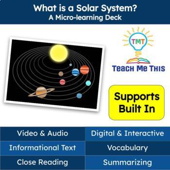 Preview of What is a Solar System Informational Text Reading Passage and Activities
