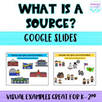 Preview of What is a Source? (for use with Google Slides) 