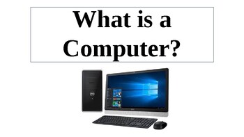 Preview of What is a computer? Social story