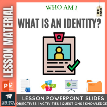 Preview of What is your Identity?( Community | Local | Global | Diversity) Lesson for teens