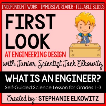 Preview of What is an engineer? Self-Guided Digital Lesson | Distance Learning