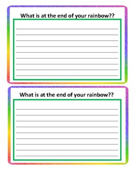 what's at the end of your rainbow essay